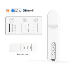 Smart Bluetooth Curtain Motor Electric Curtain Opener Super Silent ，For Bluetooth  APP Short Range Control Compatible with Alexa