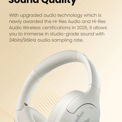 HAYLOU S30 Wireless Bluetooth 5.4 Headphones with ANC & 80H Playtime