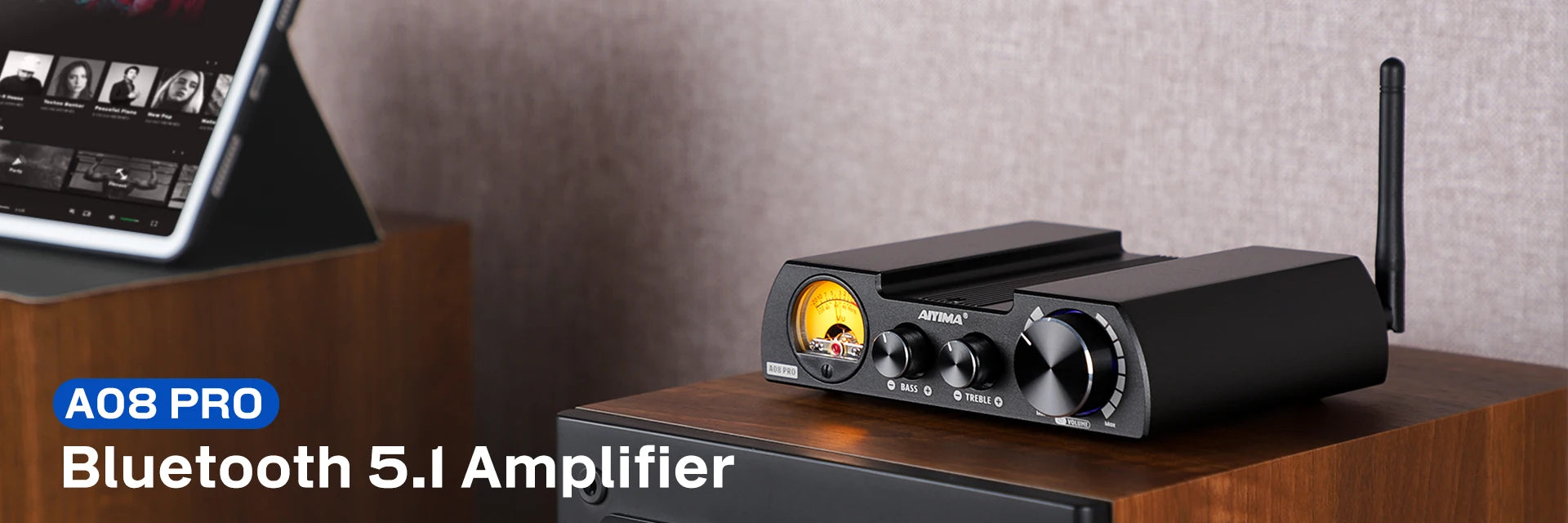 AIYIMA T9 Pro Stereo Vacuum Tube Amplifier