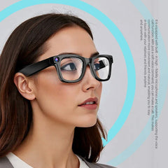 4K 800W pixel Smart AI Glasses Shooting Camera Photo Video Voice Assistant Call Translation Waterproof Bluetooth Glasses