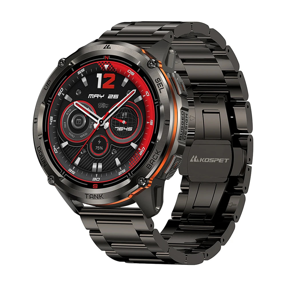 KOSPET TANK T3 Ultra GPS Smartwatch – Compass, Altimeter, Waterproof