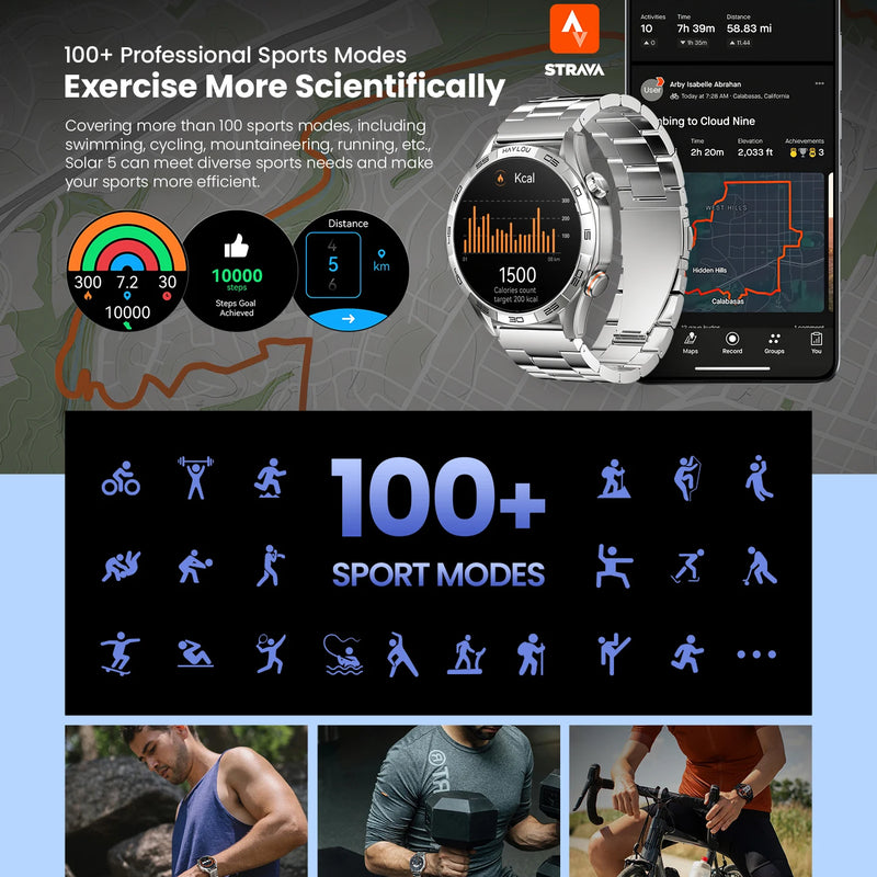 HAYLOU Solar 5 Voice Calling Smartwatch – 1.58