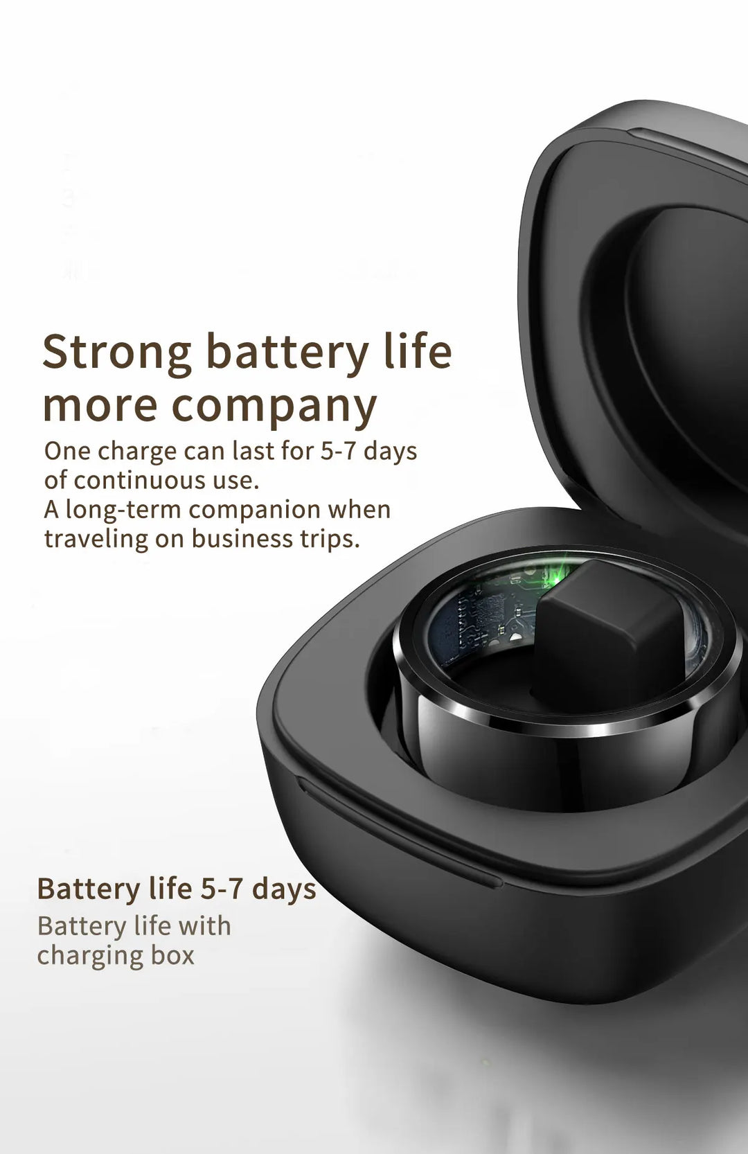 R6Pro Smart Ring for Men and Women – Advanced Health and Fitness Tracker