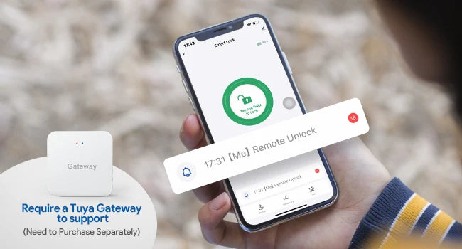 Smart Door Lock with Fingerprint Handle