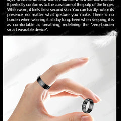 New ECG Monitor Smart Ring 2025 Heart Rate Blood Oxygen Health Monitoring Multi-sport Mode Temperature 3ATM Waterproof Smartring