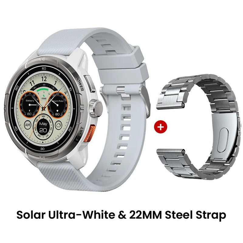 HAYLOU Solar Ultra GPS Smartwatch – 1.6” AMOLED, Bluetooth Calls, 5ATM