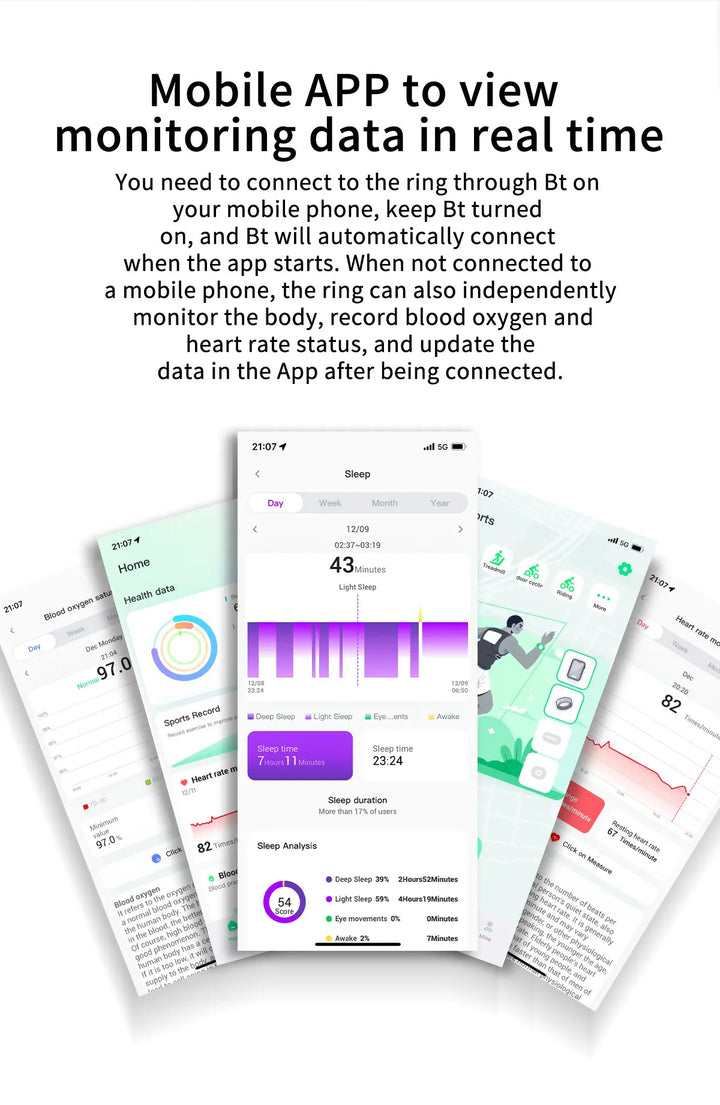 R6Pro Smart Ring for Men and Women – Advanced Health and Fitness Tracker