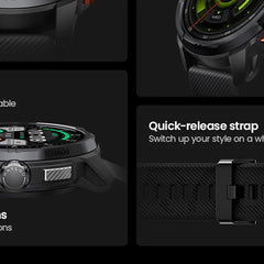 HAYLOU Solar Ultra GPS Smartwatch – 1.6” AMOLED, Bluetooth Calls, 5ATM