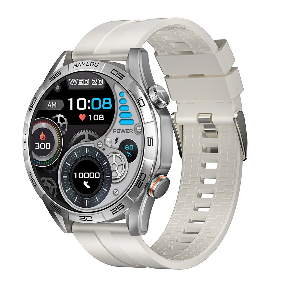 HAYLOU Solar 5 Voice Calling Smartwatch – 1.58" AMOLED, 24H Health Monitor