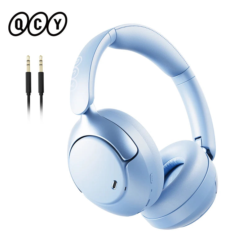 QCY H3 Pro ANC Wireless Headphones – 50dB Noise Canceling, Hi-Res Audio