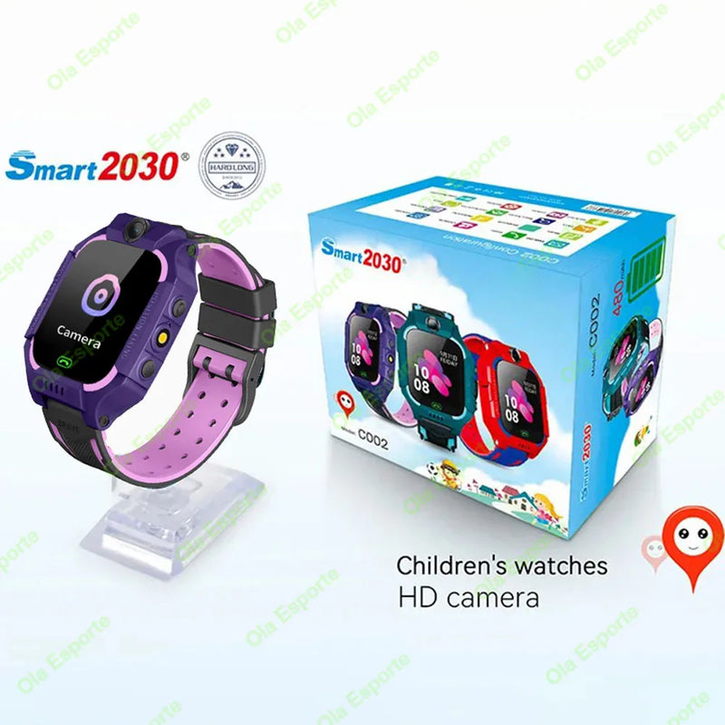New Kids Smartwatch GPS Location Tracker SOS 2G Sim Call Child Smart Watch Camera IP67 Waterproof Watch Gift For IOS Android New