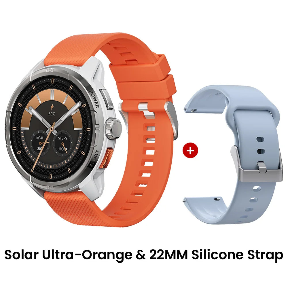 HAYLOU Solar Ultra GPS Smartwatch – 1.6” AMOLED, Bluetooth Calls, 5ATM