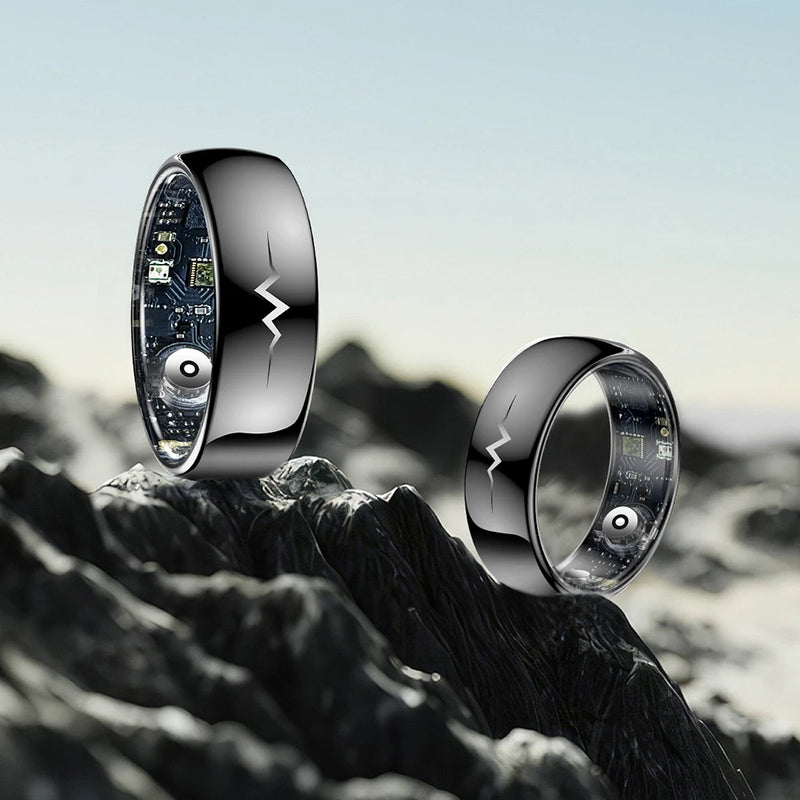 ECG Health Smart Ring – Heart, Blood Oxygen, Sleep Monitor, 5ATM Waterproof