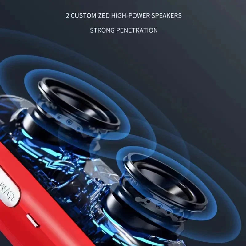 200W Portable Bluetooth Speaker – IPX7 Waterproof Outdoor Boombox with Subwoofer & FM Radio