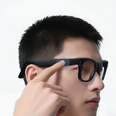 KUMI Meta V1 Smart Glasses Polarized Sunglasses Bluetooth glasses IPX4 Waterproof Open Ear Headphones AI Voice Assistant