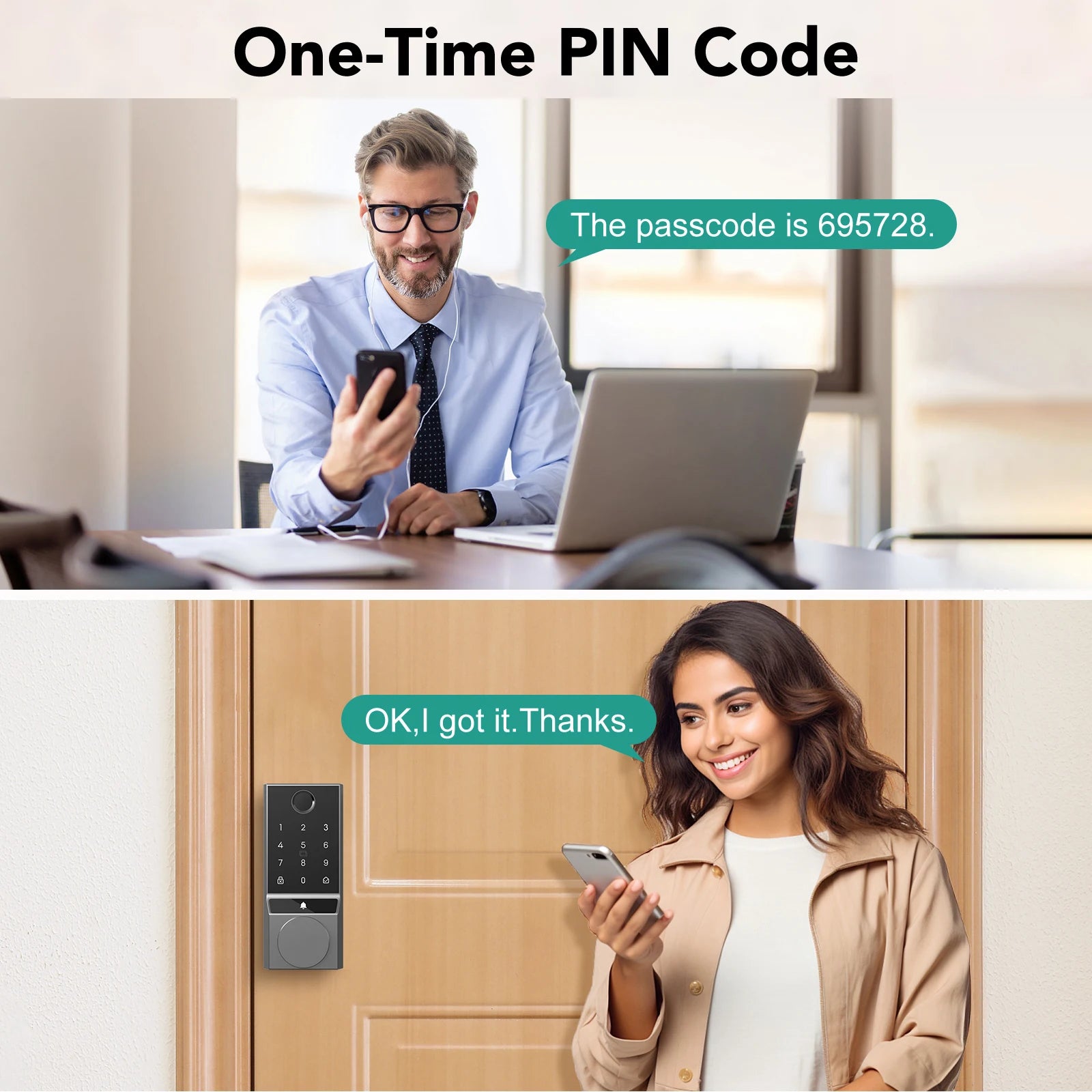 Smart Fingerprint Door Lock with Doorbell