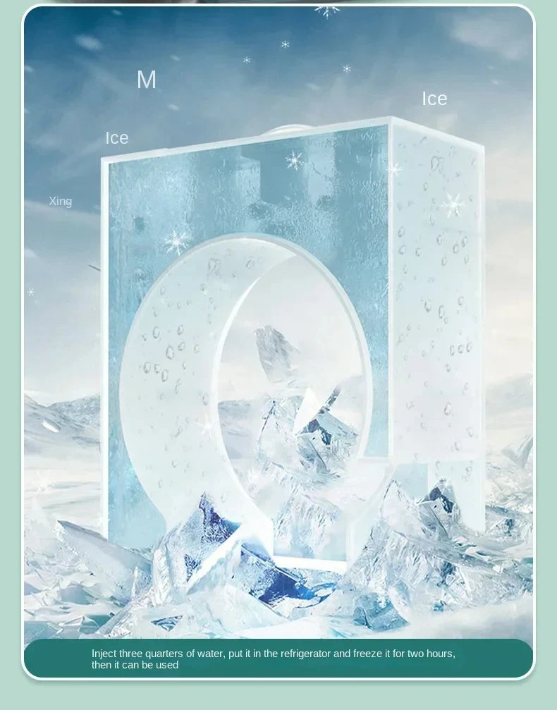 Portable Desktop Air Cooler Fan with Dual Spray & Night Light – 3-Speed Quiet Mist Fan for Home