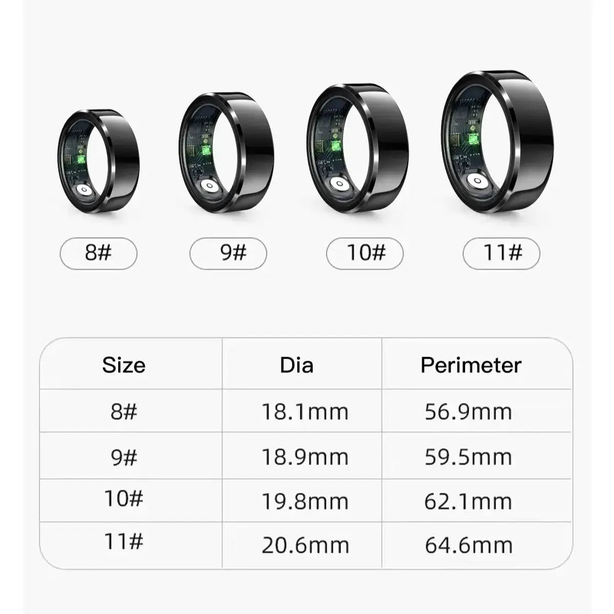2025 R6Pro Smart Ring for Men and Women – Advanced Health and Fitness Tracker