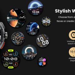 HAYLOU Solar Ultra GPS Smartwatch – 1.6” AMOLED, Bluetooth Calls, 5ATM