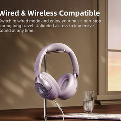 QCY H3 Pro ANC Wireless Headphones – 50dB Noise Canceling, Hi-Res Audio