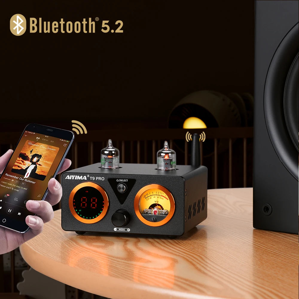 AIYIMA T9 Pro Stereo Vacuum Tube Amplifier