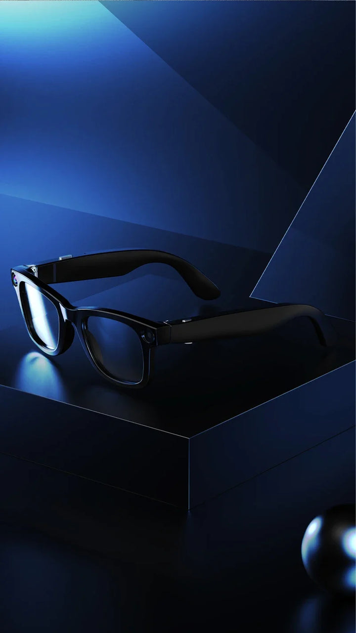 4K AI Smart Glasses with Camera, Voice Assistant &amp; Translation