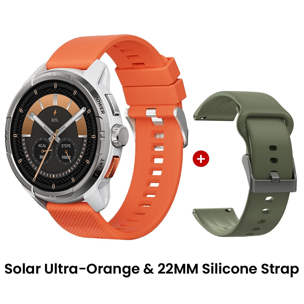 HAYLOU Solar Ultra GPS Smartwatch – 1.6” AMOLED, Bluetooth Calls, 5ATM