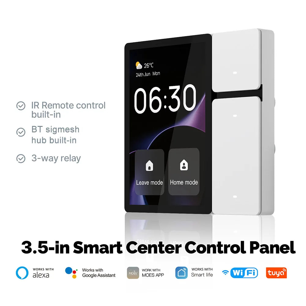 Tuya WiFi Smart Touchscreen Control Panel