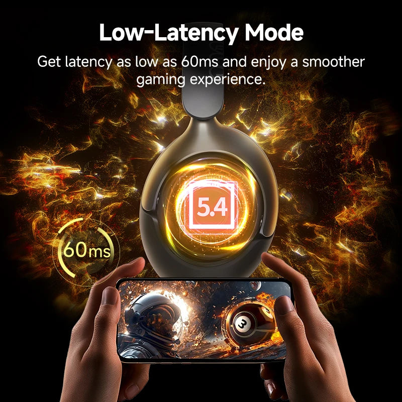 QCY H3 Pro ANC Wireless Headphones – 50dB Noise Canceling, Hi-Res Audio