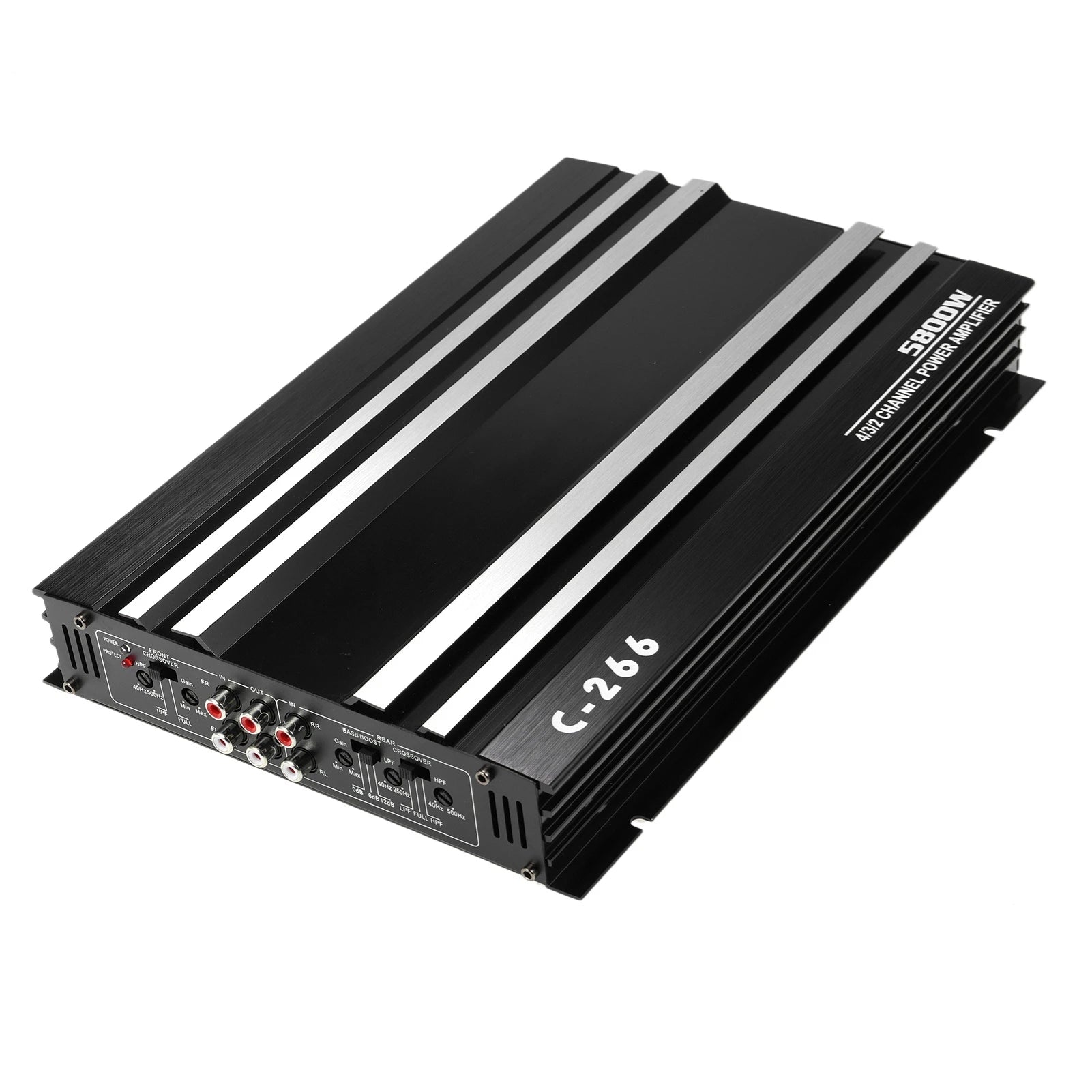 12V 4-Channel High Power Car Audio Amplifier – Aluminum Alloy