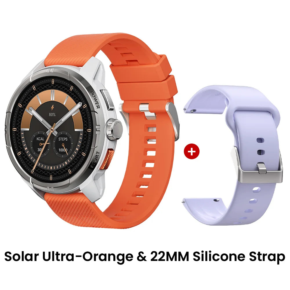 HAYLOU Solar Ultra GPS Smartwatch – 1.6” AMOLED, Bluetooth Calls, 5ATM