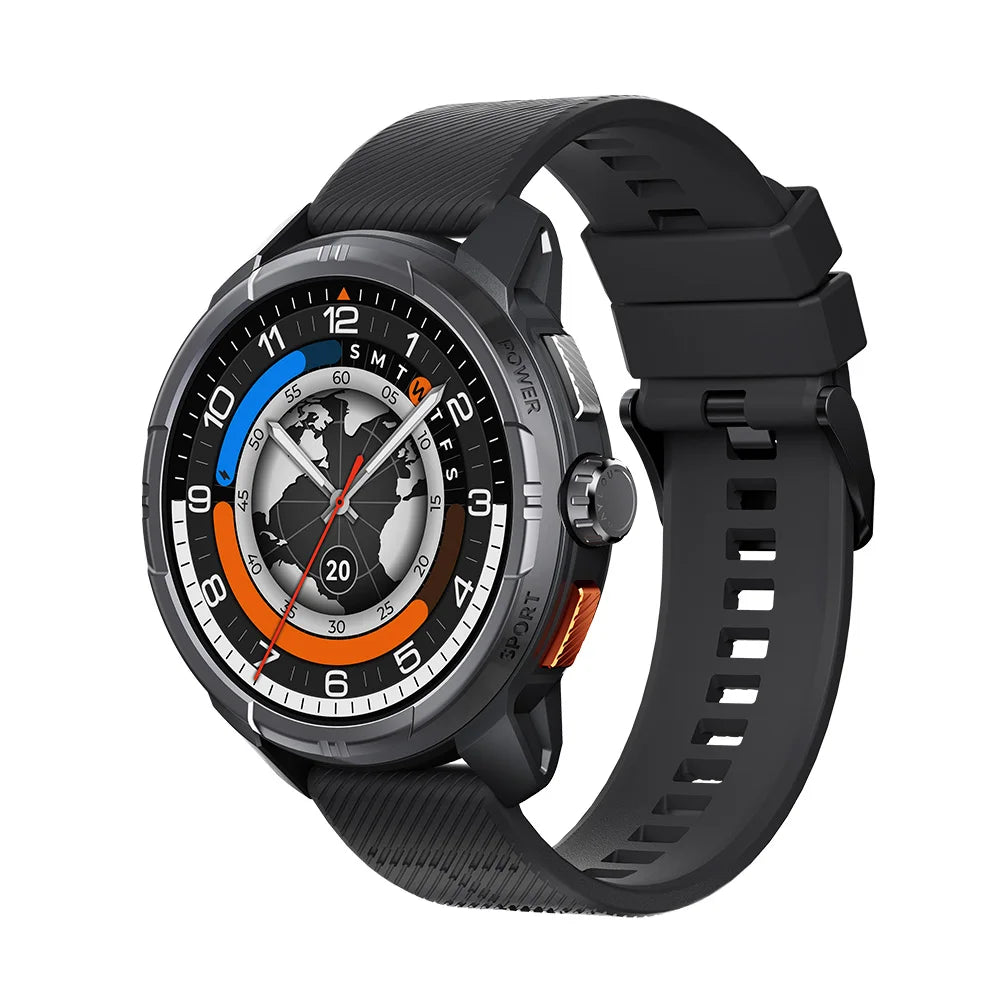 HAYLOU Solar Ultra GPS Smartwatch – 1.6” AMOLED, Bluetooth Calls, 5ATM