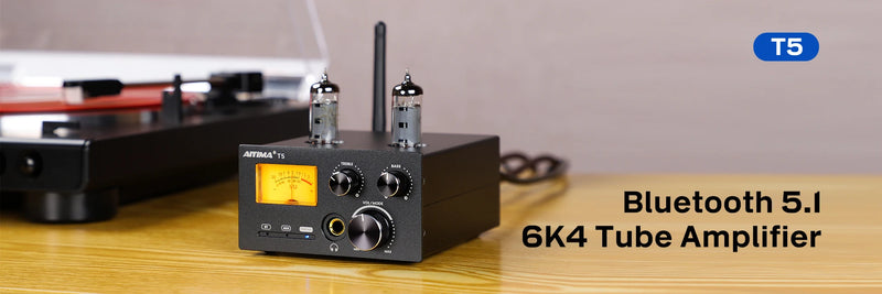 AIYIMA T9 Pro Stereo Vacuum Tube Amplifier