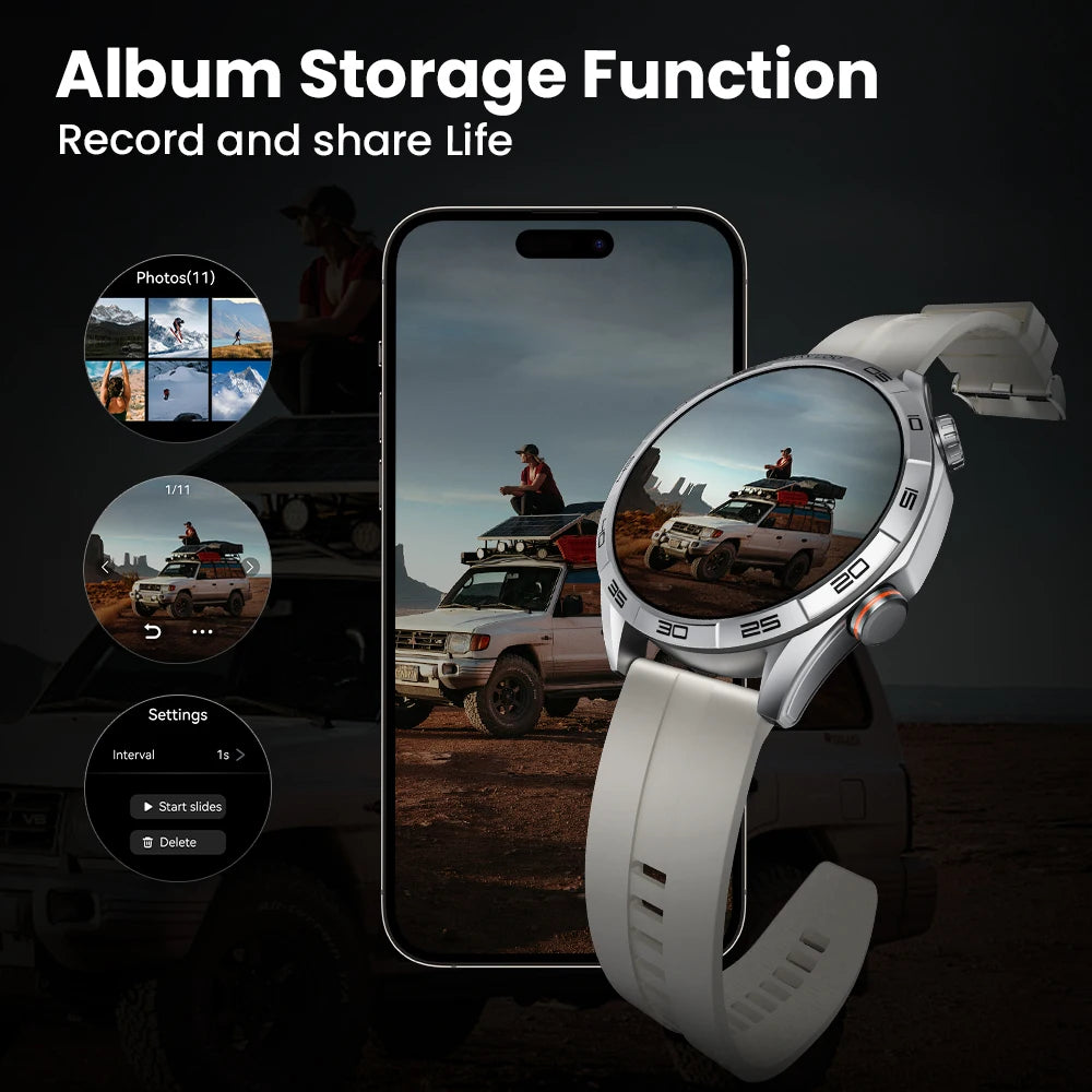 HAYLOU Solar 5 Voice Calling Smartwatch – 1.58" AMOLED, 24H Health Monitor