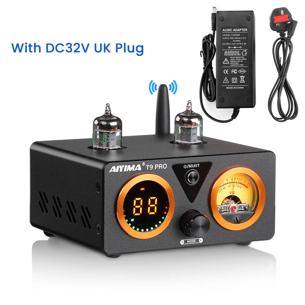 AIYIMA T9 Pro Stereo Vacuum Tube Amplifier