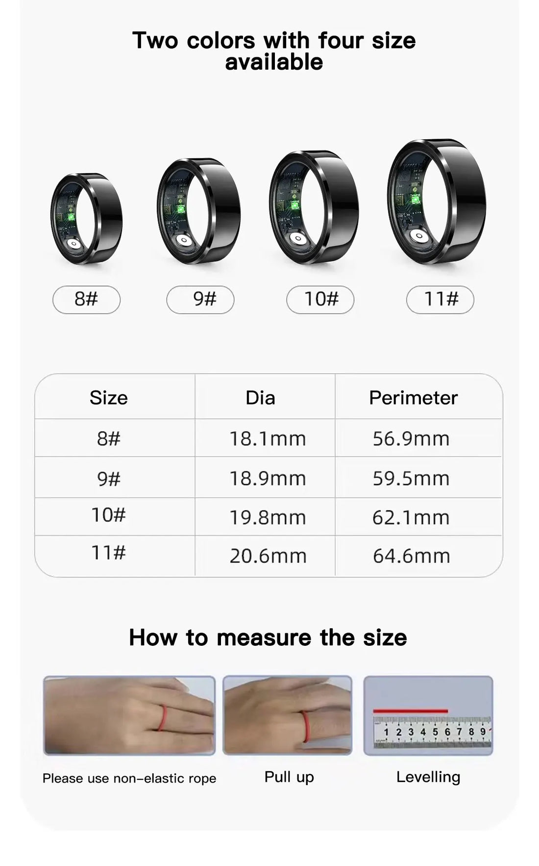 2025 R6Pro Smart Ring for Men and Women – Advanced Health and Fitness Tracker