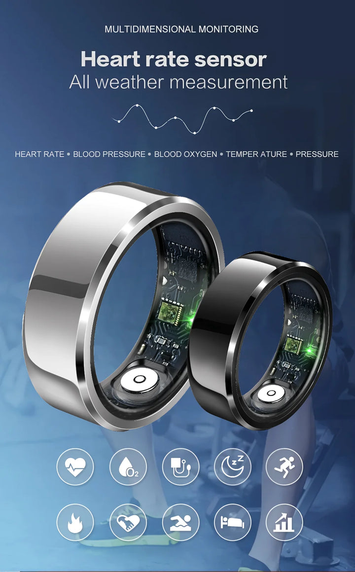 R6Pro Smart Ring for Men and Women – Advanced Health and Fitness Tracker