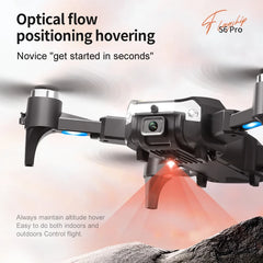 Upgrade S6 Pro 5G Drone – HD Dual Cameras & Obstacle Avoidance Quadcopter
