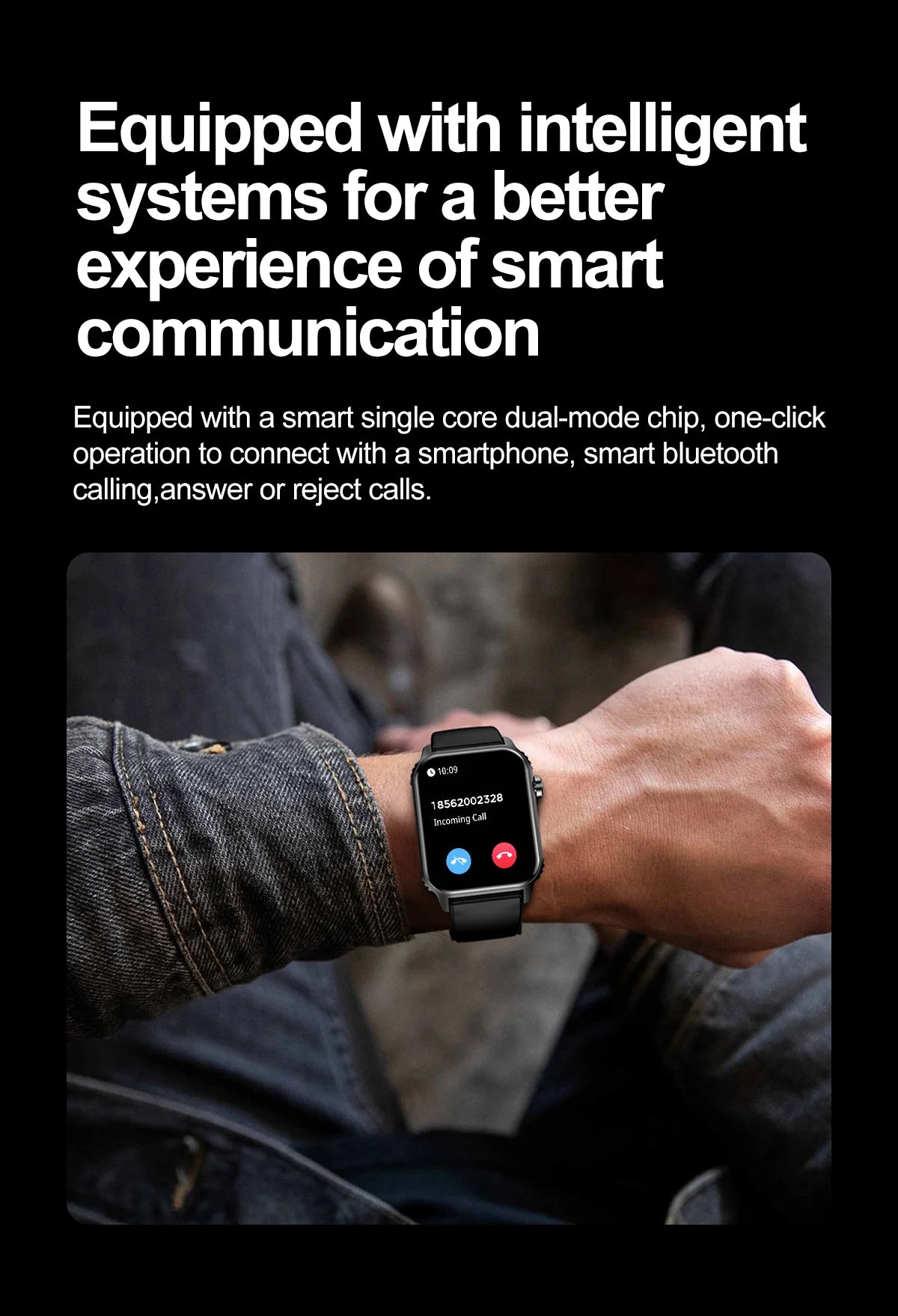 1.85" Waterproof Smartwatch