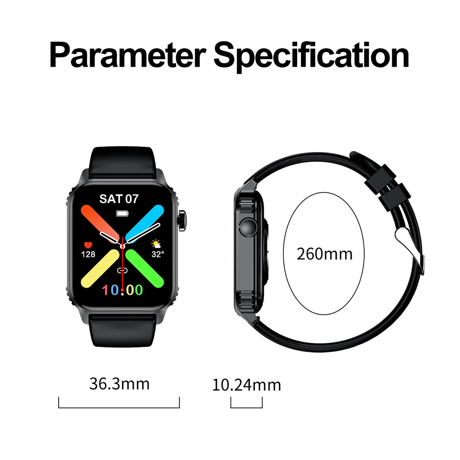 1.85" Waterproof Smartwatch