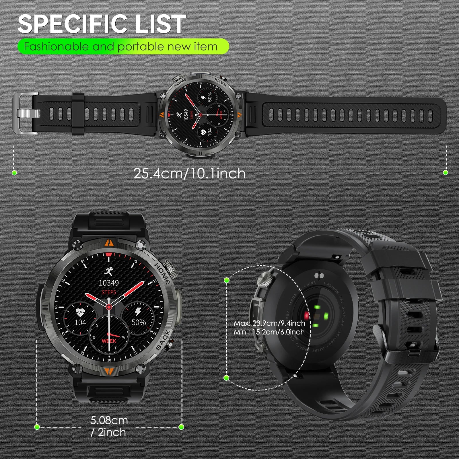 EIGIIS KE3 Bluetooth Call Smartwatch