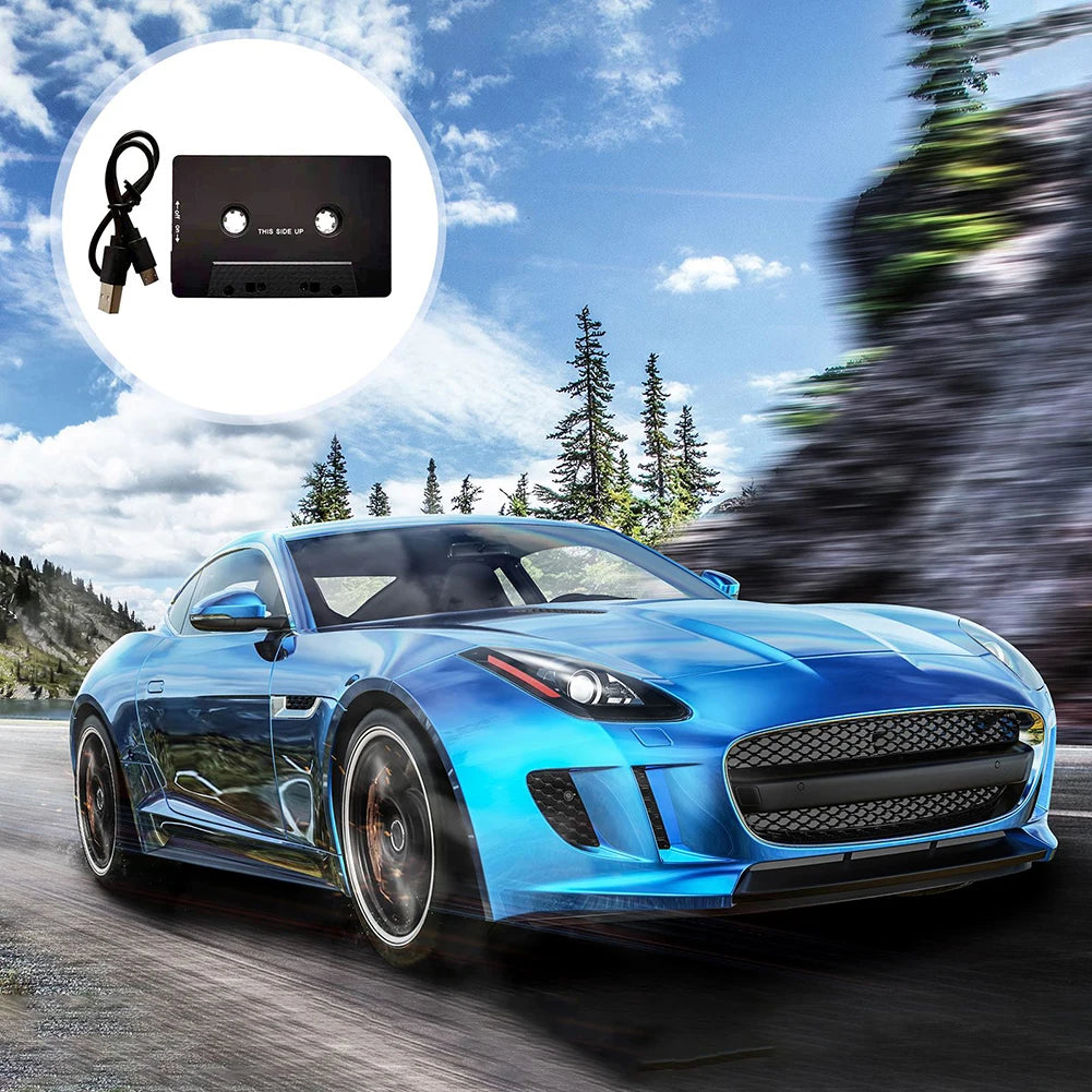 Universal Bluetooth 5.0 Cassette Adapter with Mic