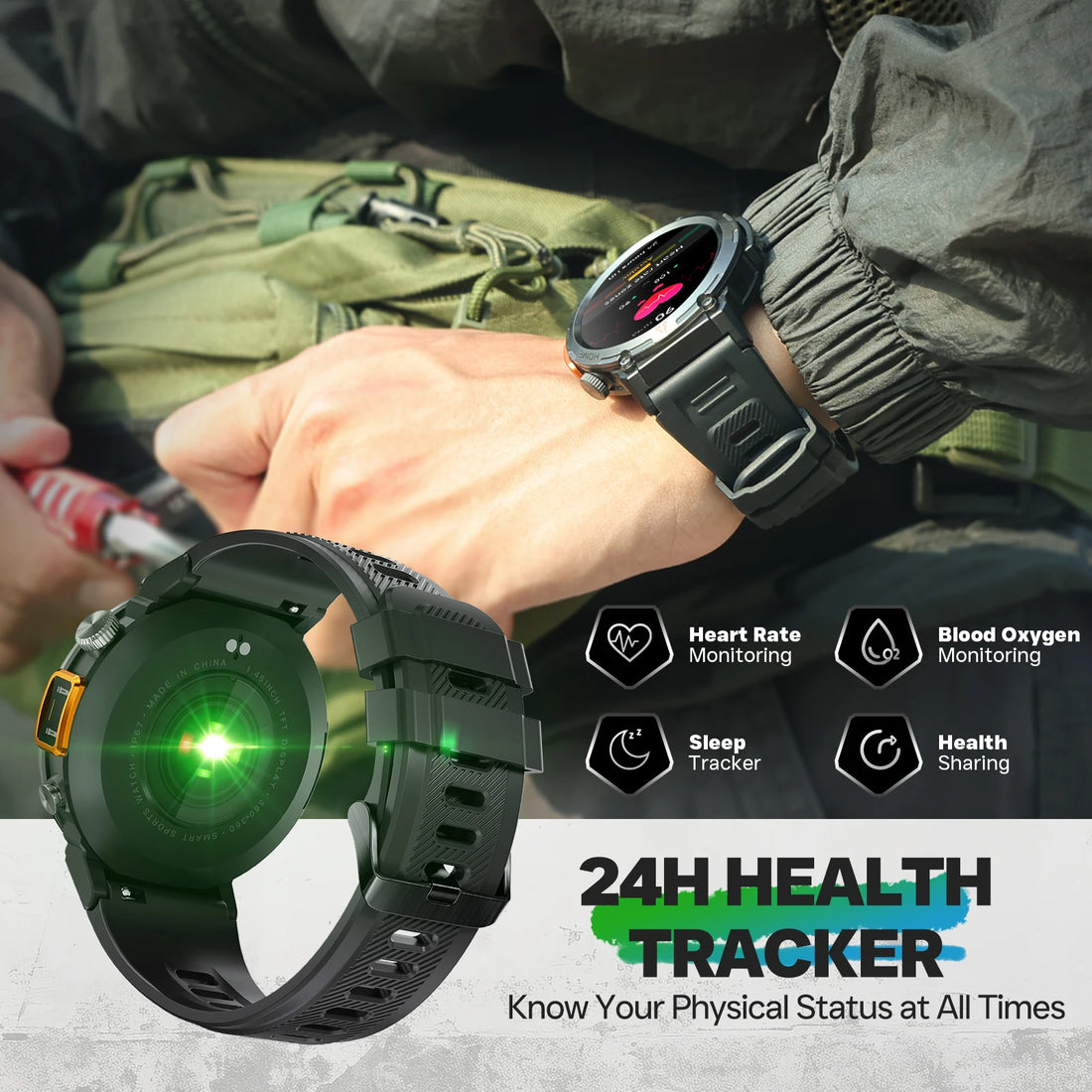 EIGIIS KE3 Bluetooth Call Smartwatch