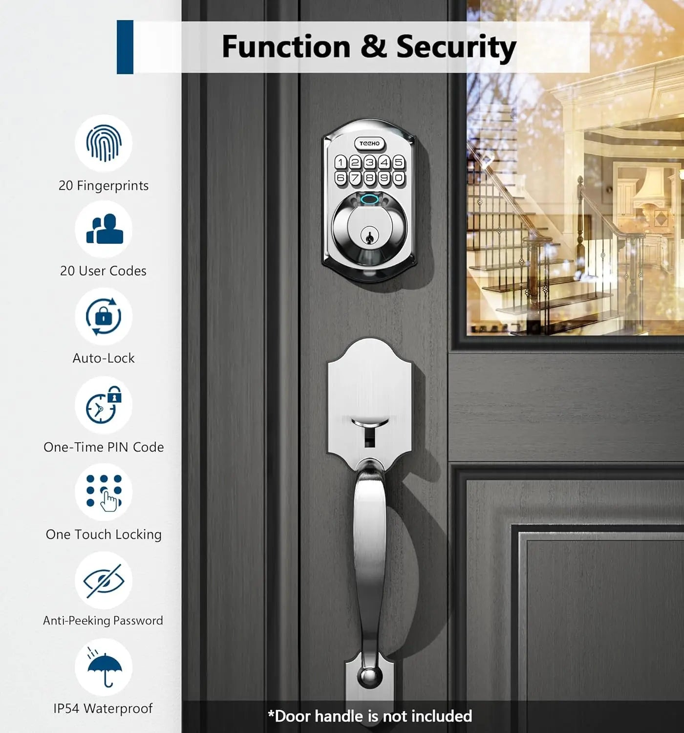 Fingerprint Keyless Electronic Door Lock