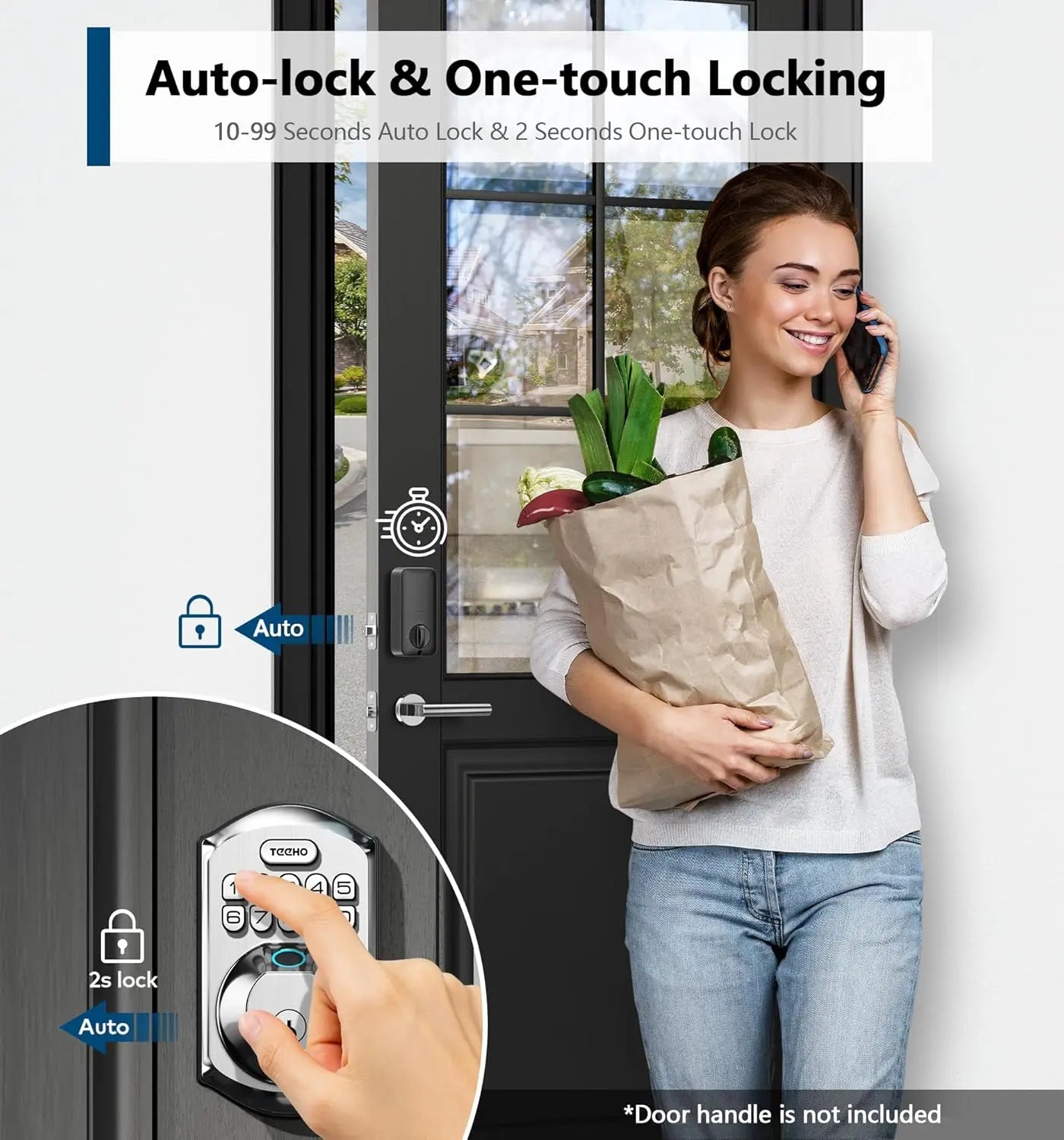 Fingerprint Keyless Electronic Door Lock