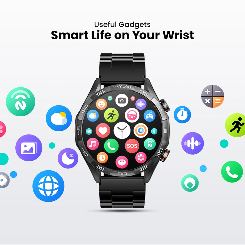 HAYLOU Solar 5 Voice Calling Smartwatch – 1.58