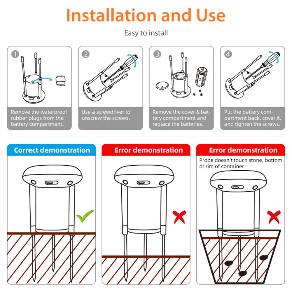 Tuya Zigbee Wireless Soil Tester