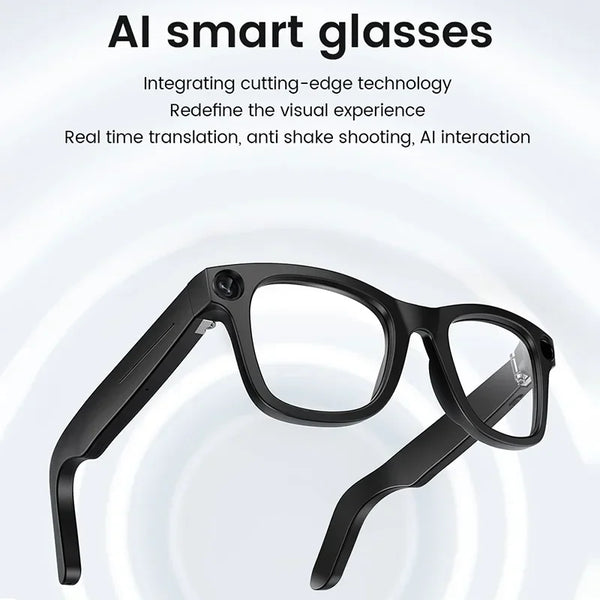 KUMI Meta V1 Smart Glasses Polarized Sunglasses Bluetooth glasses IPX4 Waterproof Open Ear Headphones AI Voice Assistant