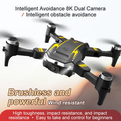 Upgrade S6 Pro 5G Drone – HD Dual Cameras & Obstacle Avoidance Quadcopter