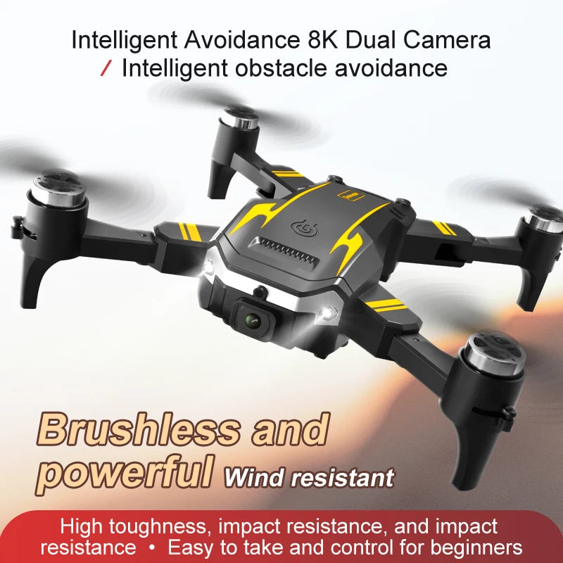 Upgrade S6 Pro 5G Drone – HD Dual Cameras & Obstacle Avoidance Quadcopter
